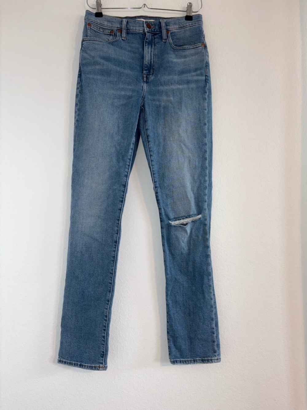 Madewell High Rise Slim Boyfriend Jeans size 25 Tall - Picture 5 of 15